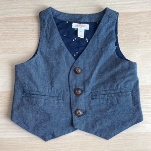 Cat & Jack Blue Vest Size 18months
